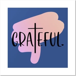 Grateful Cross Christianity 2 Posters and Art